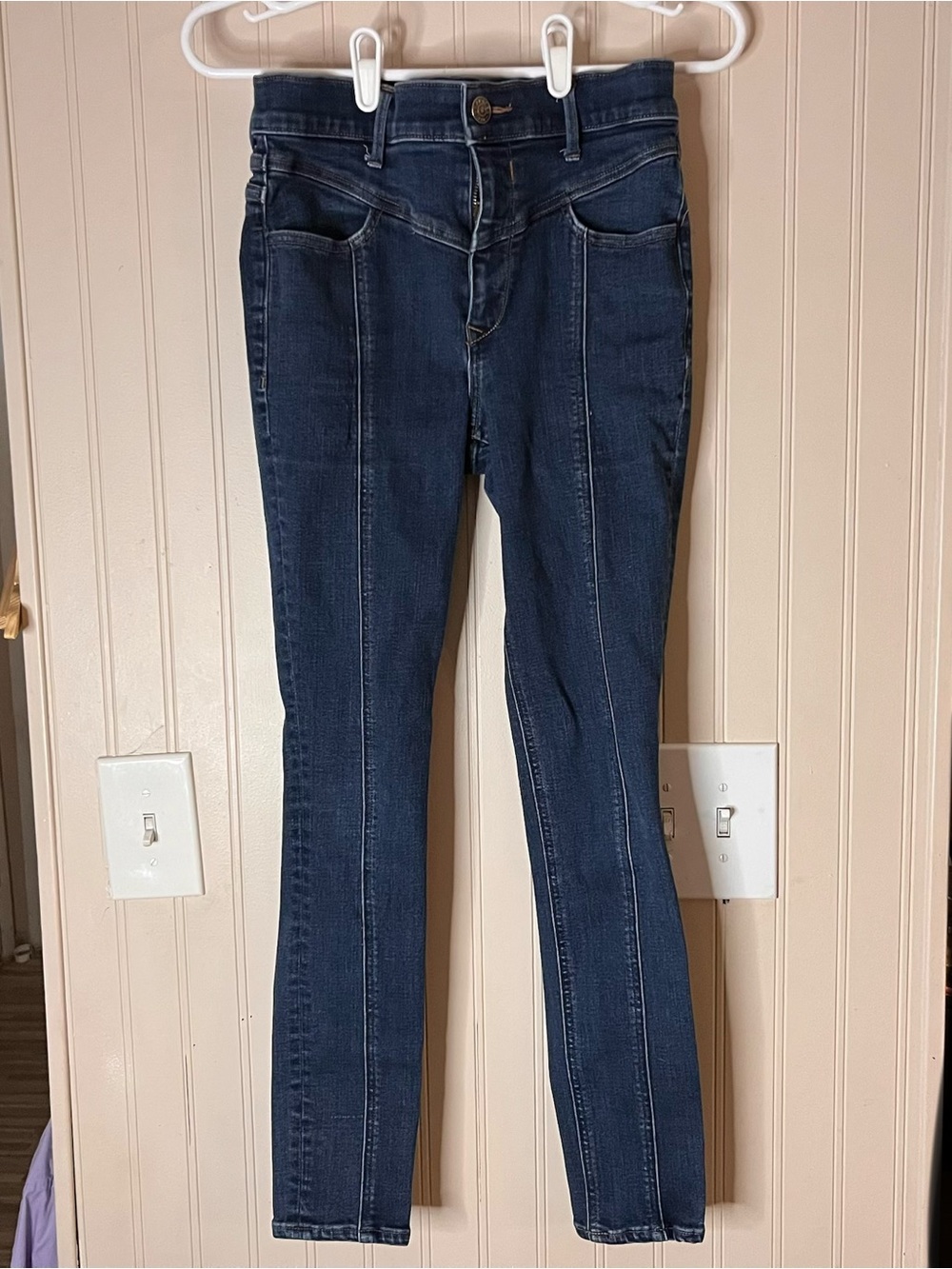 Express girls ankle high rise denim jeans 6R